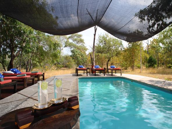 Selous Safari Camp - pool patio
